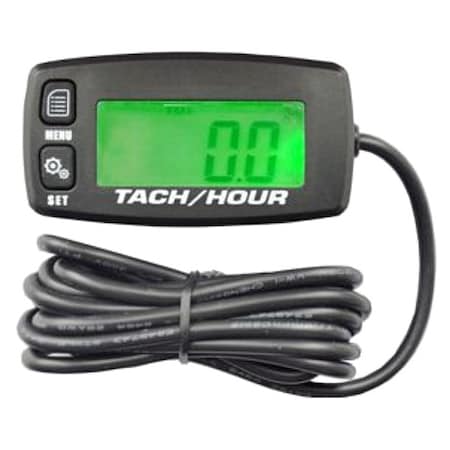 Enm Tach/Hour Meter, 2.64" L, 1.38" W PT18A0