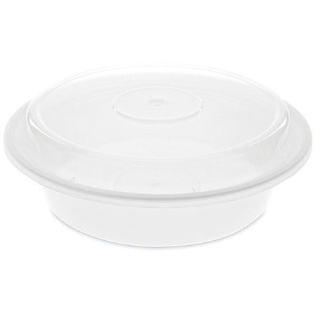 Pactiv Disp Carry-Out Ctnr, 24 oz, CLR/WH, PK150 NC723