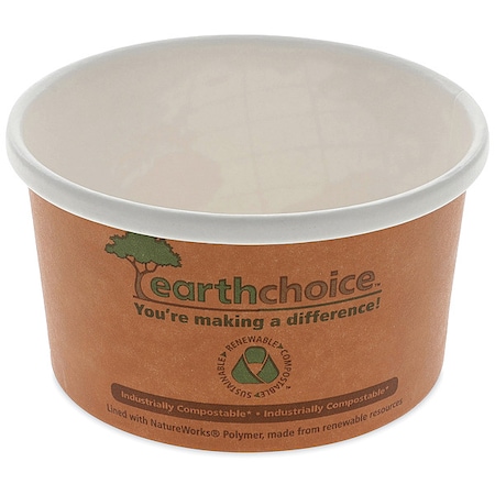 Pactiv Soup Container, 8 oz, 3 5/8 in Dia, PK500 PHSC8ECDI