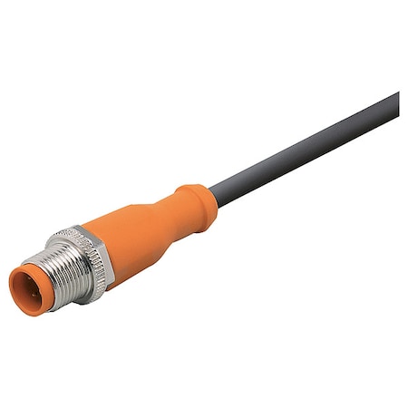 Ifm Single-Ended Cordset, 5 m L Cable EVC077