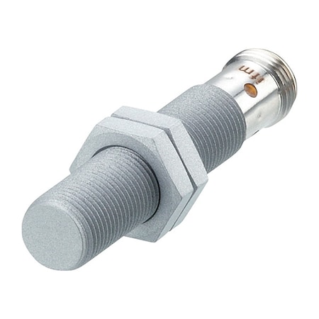 Ifm Cylindrical, Inductive Proximity Sensor, 12 mm Dia., Stainless Steel, M12, 3 Wires, Shielded IFR200