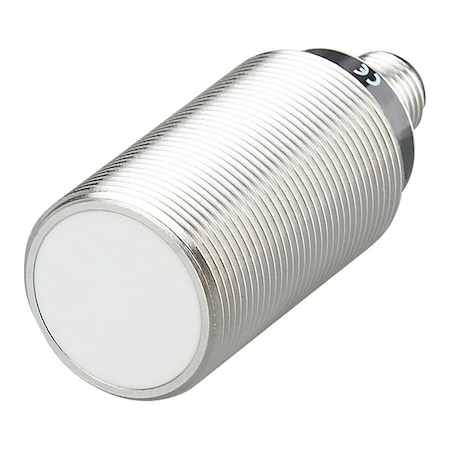 Ifm Cylindrical, Inductive Proximity Sensor, 30 mm Dia., Brass, 1/2 in Connector, 2 Wires, Shielded II0340