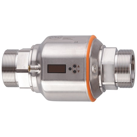 Ifm Flowmeter, LED, 2" BSP, 16 bar, 200" L SM2000