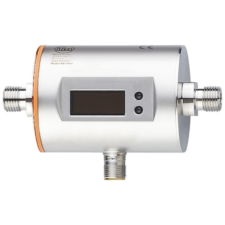 Ifm Flowmeter, LED, 1/4" BSP, 10 bar, 110" L SM4100