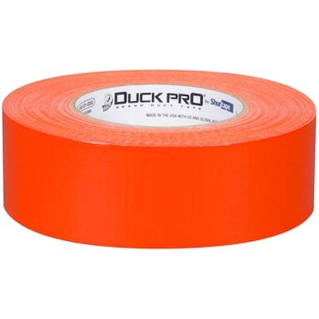 Shurtape Duct Tape, Orange, 60-1/8 yd L, 1-7/8 in W 105468