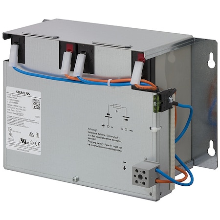 Siemens UPS Battery, 12N868, 12N869, 12N870, 24V DC, 12 Ah, Detachable Cable 6EP1935-6MF01