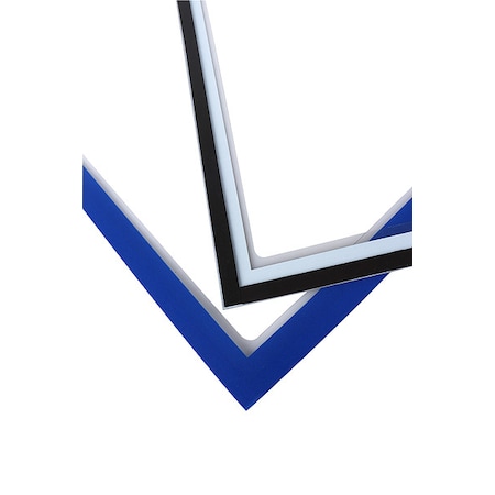Tarifold Sign Holder, Blue, PVC, PK5 P19630BLUE