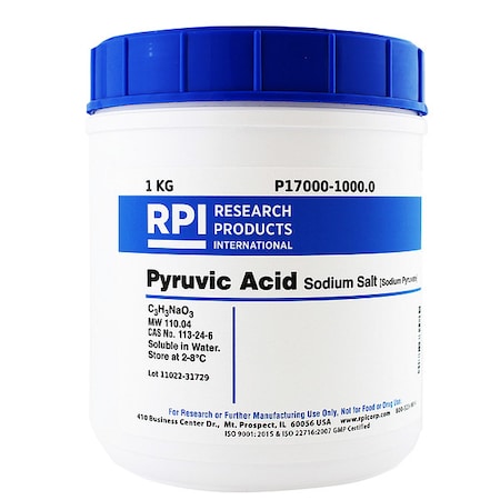 Rpi Pyruvic Acid Sodium Salt, 1Kg P17000-1000.0
