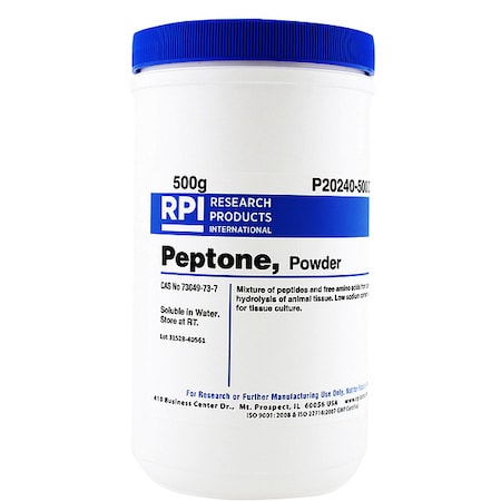 Rpi Peptone, Powder, 500g P20240-500.0