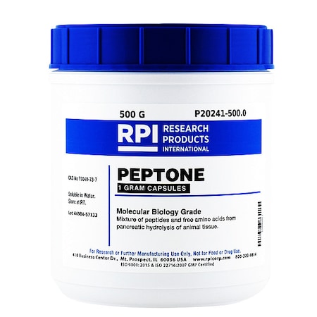 Rpi Peptone, 500g, PK500 P20241-500.0