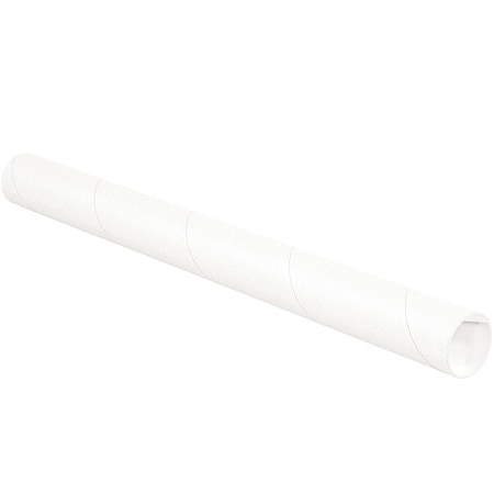 Crownhill Mailing Tube, 20inLx2in.dia, White, PK50 P2020W