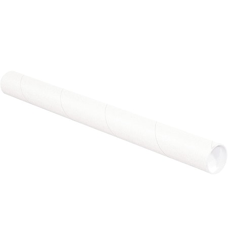 Crownhill Mailing Tube, 20inLxWhite, PK34 P2520W