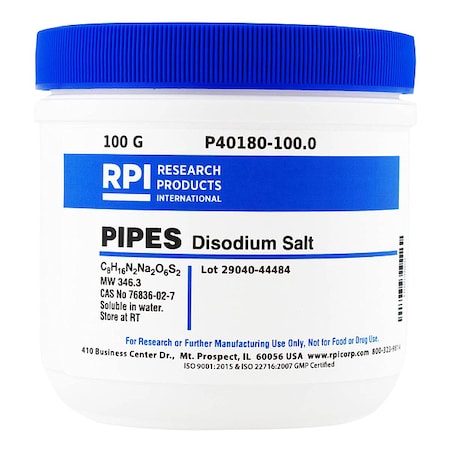 Rpi PIPES Disodium Salt , 100g P40180-100.0