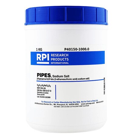 Rpi PIPES Sodium Salt, 1kg P40150-1000.0