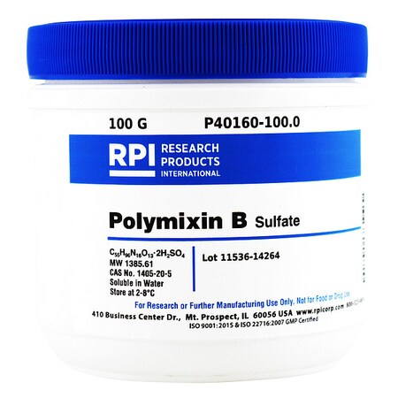 Rpi Polymixin B Sulfate, 100g P40160-100.0