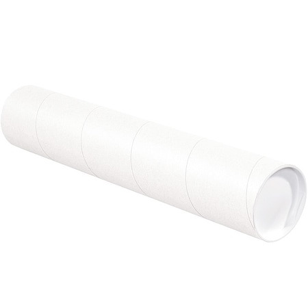 Crownhill Mailing Tube, 36inLx4in.dia, White, PK15 P4036W