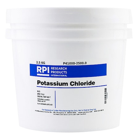 Rpi Potassium Chloride, 2.5kg P41000-2500.0