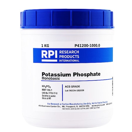 Rpi Potassium Phosphate Monobasic, 1kg P41200-1000.0