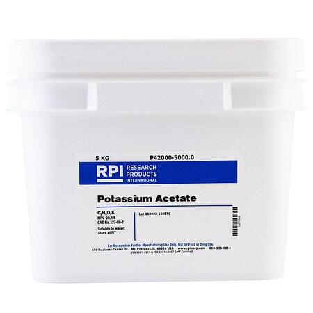 Rpi Potassium Acetate, 5kg P42000-5000.0