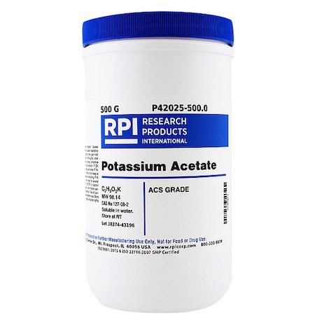 Rpi Potassium Acetate, 500g P42025-500.0