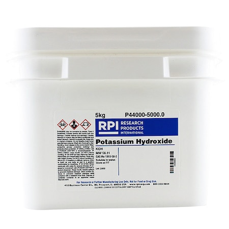 Rpi Potassium Hydroxide, 5kg P44000-5000.0