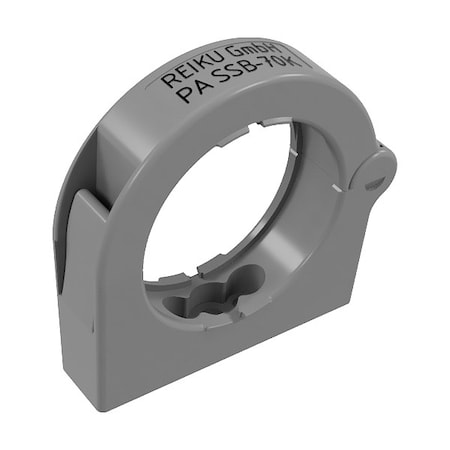 Reiku Gripping Clamp, 2.750in, Black, Polyamide 6 PASSB-70K