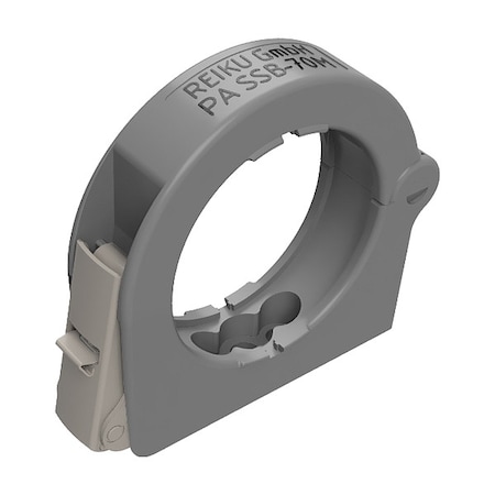 Reiku Gripping Clamp, 2.750in, Black, Polyamide 6 PASSB-70M