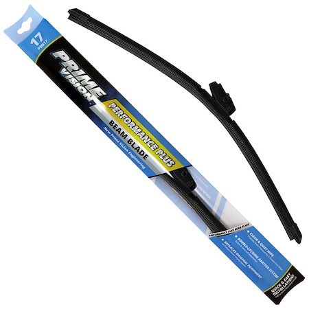 Prime Vision Wiper Blade, Metal, Plastic, Rubber, 1, Front PRIMPBB17