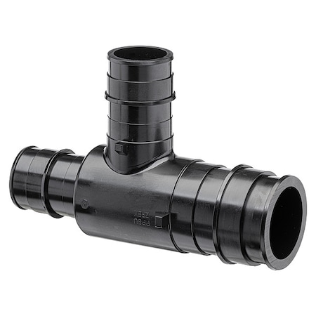 Zurn Tee, Polymer, Barbed2in, 1 1/2in, 1 1/2in QEPT877X