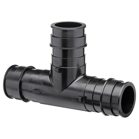Zurn Tee, Polymer, Barbed2in, 2in, 2in QEPT888X