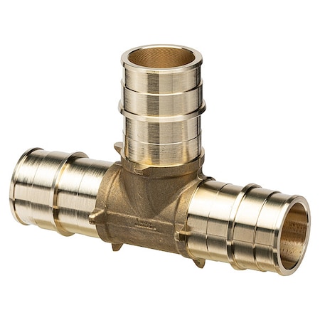 Zurn Tee, Brass, Barbed1 1/2in, 1 1/2in, 1 1/2in QET777GX