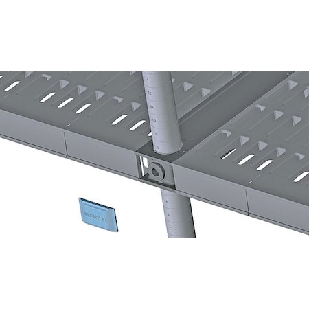 Quantum Storage Systems Corner Cover, Blue, 2" H, PK8 QP-ADC