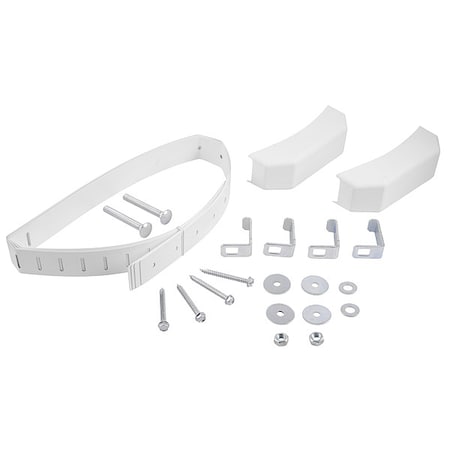 Zoro Select Water Heater Straps, 80 Gals, 2 Caps QS-50-D