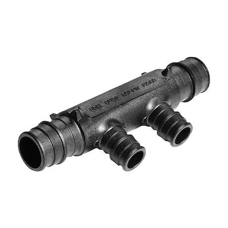 Uponor EP Multi-port Tee, 3/4 in Out, 4.41 in L Q2227557