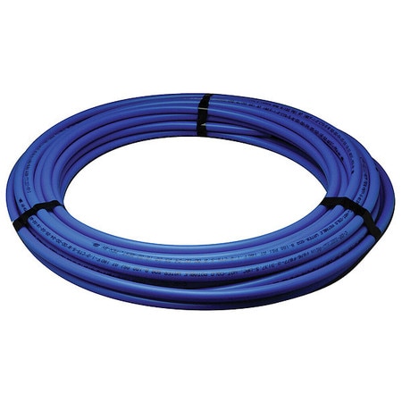 ZORO SELECT PEX Tubing, Blue, 1/2 in, 300 ft, 100 psi Q3PC300XBLUE