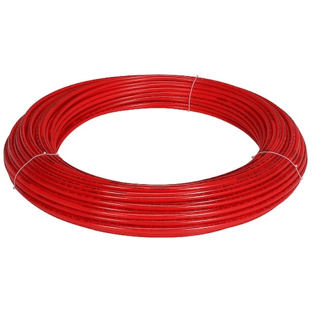 Zurn PEX Tubing, Red, 1/2 in, 50 0ft, 100 psi Q3PC500XRED