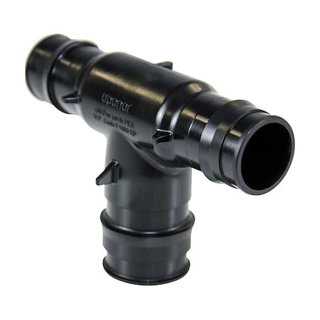 Uponor Tee, Polymer, Barbed1in, 1in, 1 1/4in Q4751113