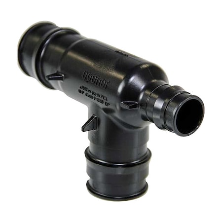 Uponor Tee, Polymer, Barbed1 1/4in, 3/4in, 1 1/4in Q4751373