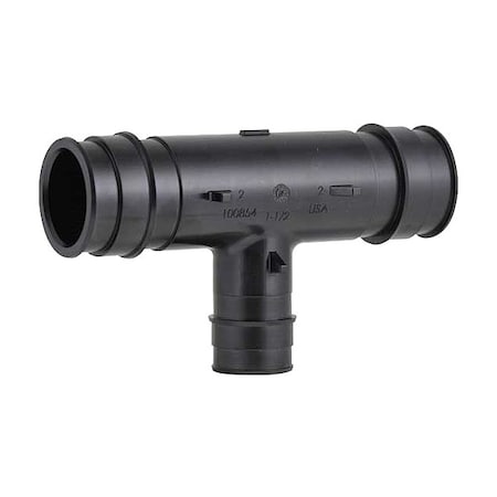 Uponor Tee, Polymer, Barbed2in, 2in, 1 1/2in Q4752215