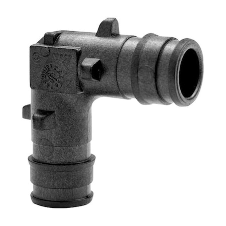 Uponor Elbow, Polymer, Barbed 1/2", Barbed 1/2" Q4760500
