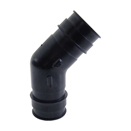 Uponor 45 Elbow, Polymer, Barbed 2", Barbed 2" Q4762020