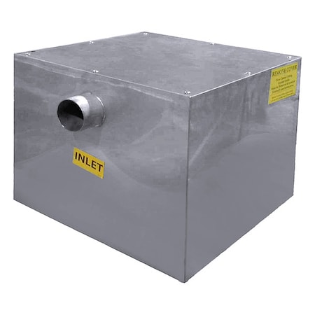 Smith Light Commercial Grease Interceptor, Capacity 50, 25 psi 800-Y03-25