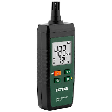 Extech HygroThermometer, Onboard, NoNIST RH250W
