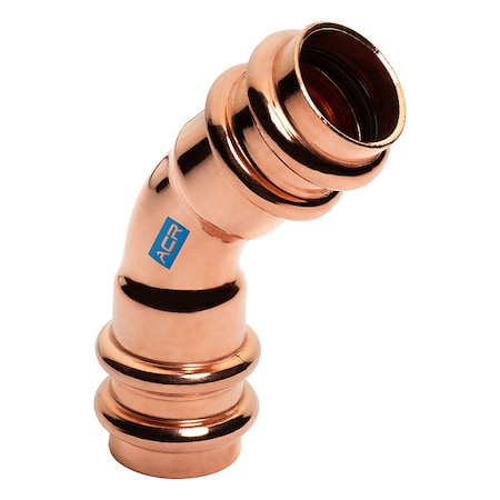 Streamline Elbow, Copper, Press-fit 1 3/8", 1 3/8" RP03050