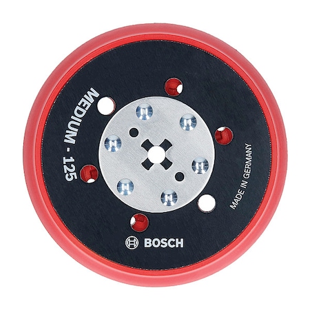 Bosch Multi-Hole Sanding Pad, Rubber, Not Applicable Grit, Not Applicable Type, Not Applicable RSM5045