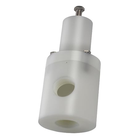 Plast-O-Matic Pressure Relief Valve, 1/2In, 5 to 100 psi RVD050V-PP