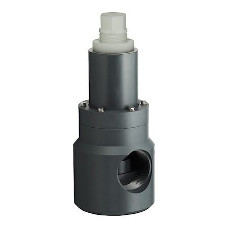 Plast-O-Matic Pressure Relief Valve, 3 In, 5 to 100 psi RVTX300V-PV