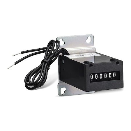 Trumeter 115VDC, FRT MNT, SET at 000000, NON-RESET R7-4916A