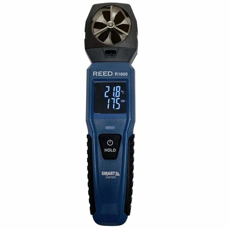 REED Instruments R1600 Vane Anemometer, Bluetooth Smart Series