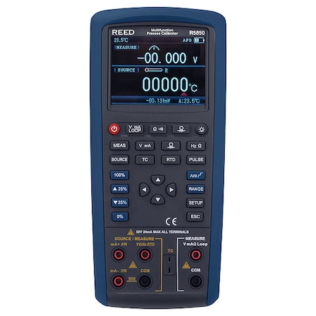 Reed Instruments Multifunction Process Calibrator, 24 mA R5850